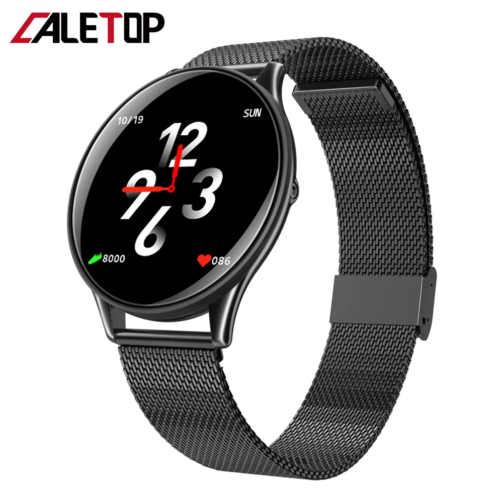 

CALETOP Smart Watch IP68 Waterproof Heart Rate Monitor Sport Pedometer Fitness Tracker Men Women Smart Watch for Xiaomi Huawei