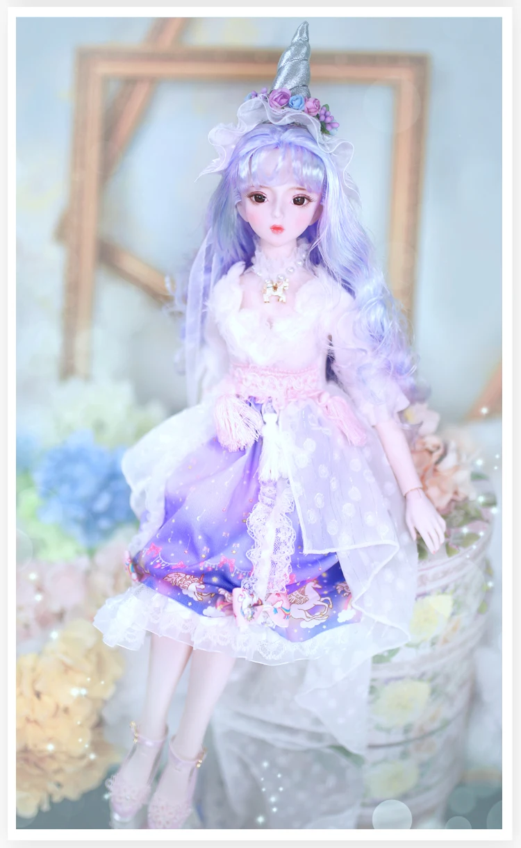 Dream Fairy 1/3 BJD кукла шарнир тело 62 см серия зодиака кукла с костюмом обувь и Подарочная коробка набор игрушек подарок SD кукла - Color: Horse