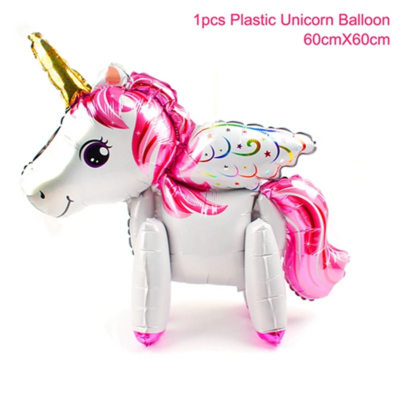 3D DIY Unicorn5 Huiran «Мой маленький пони»; подарки на день рождения; вечерние принадлежности с единорогом; декор для вечеринки в честь Дня рождения; декор для мальчиков и девочек; единороги - Цвет: 3D DIY Unicorn5