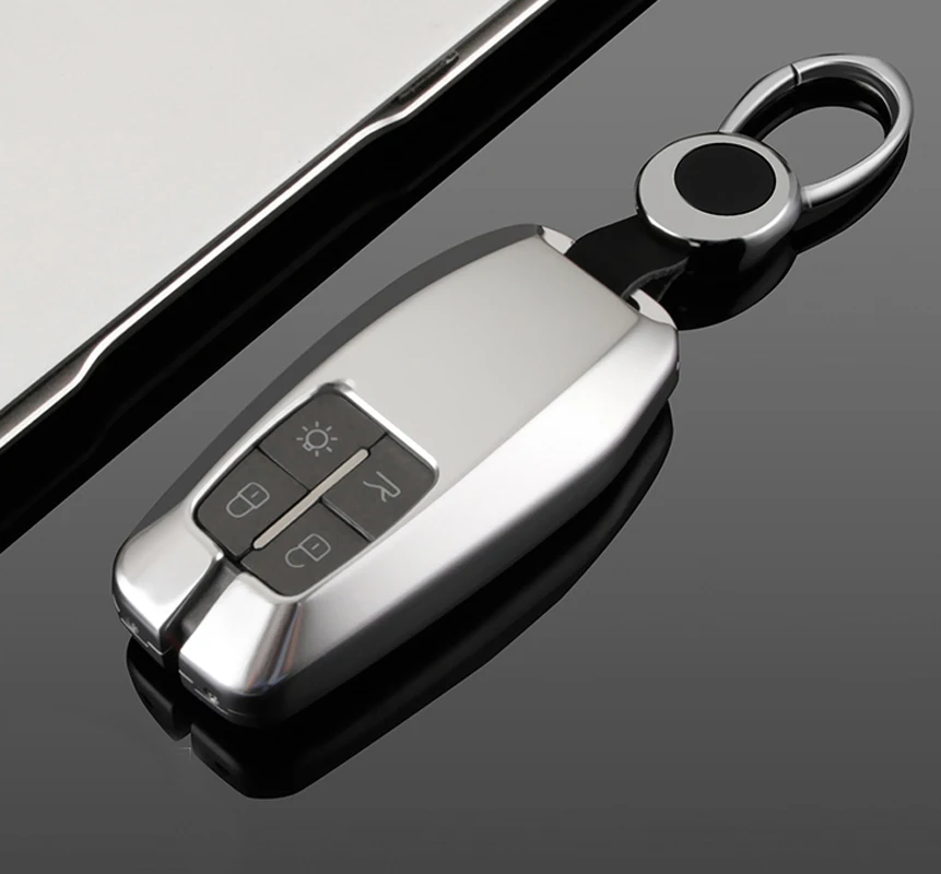 

Aluminum Alloy Car Key Case Cover For Ferrari ST90 812 F8 458 488 Key Chain Ring Auto Accessories