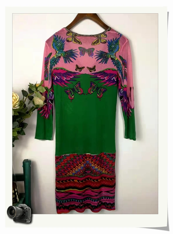 Spanish fashionable multi-style dress in