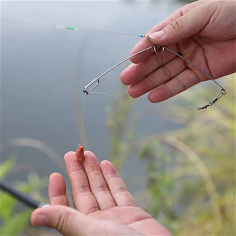 

Automatic Full Speed Fishing Hook for Lazy Person Stainless Steel Parts Spring Artifact Universal Catapult Fishing Accessories