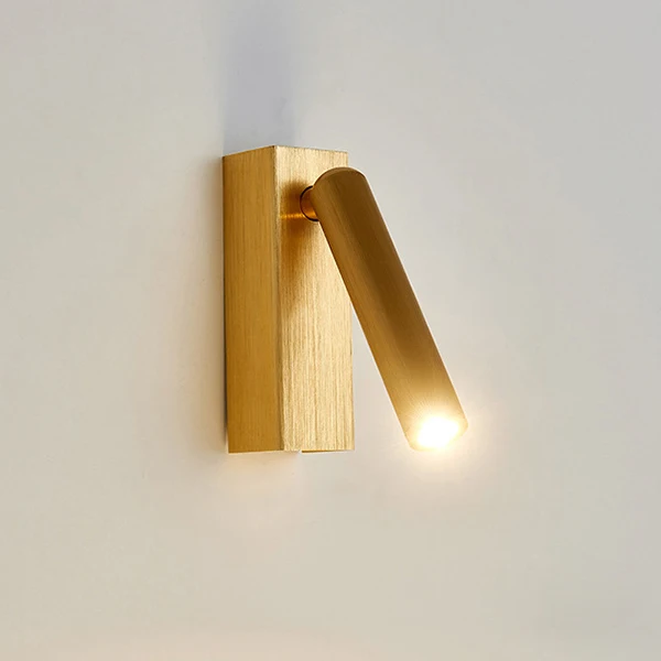 2Pcs 3W CREE LED Reading Lamp Fixture Wall Sconce Bedside Light Switch Brushed