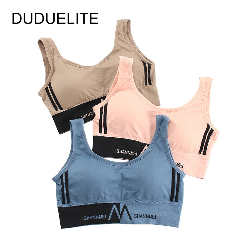 Sexy Underwear Padded Top Sport-Bra Bra Women Seamless Gym Push-Up Shockproof Fitness