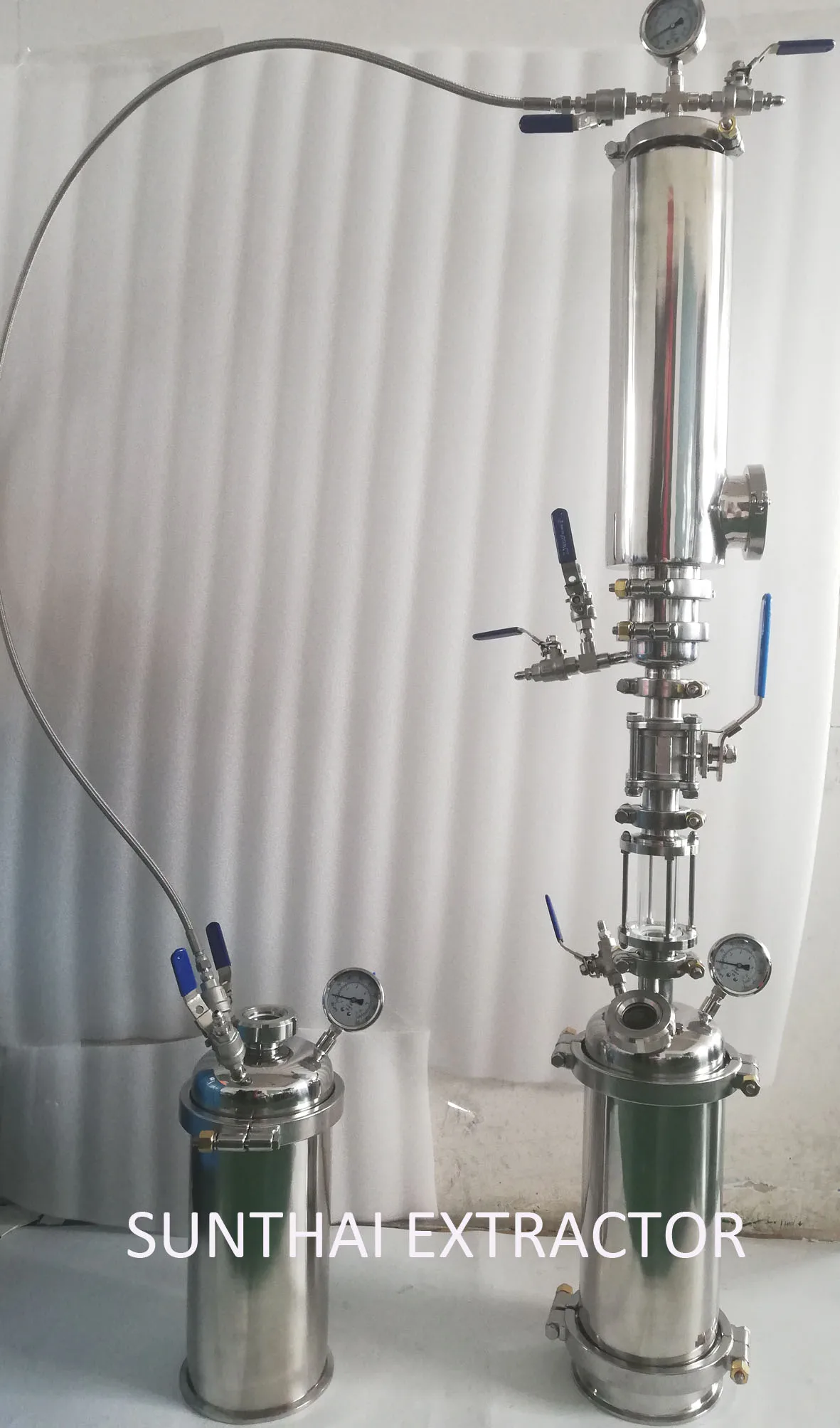 Bidirectional Closed Loop Butane Extractors top fill and bottom fill solvent essential oil extraction equipment