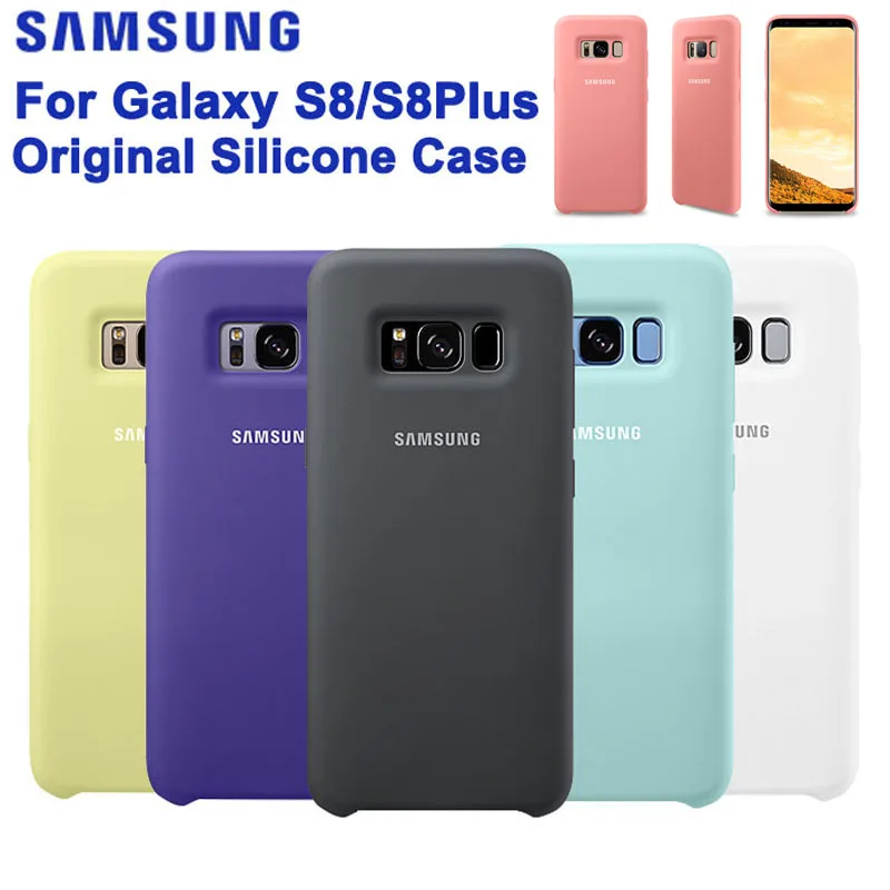Оригинальный силиконовый чехол для SAMSUNG мобильный телефон Samsung S8 S8plus Plus + SM G