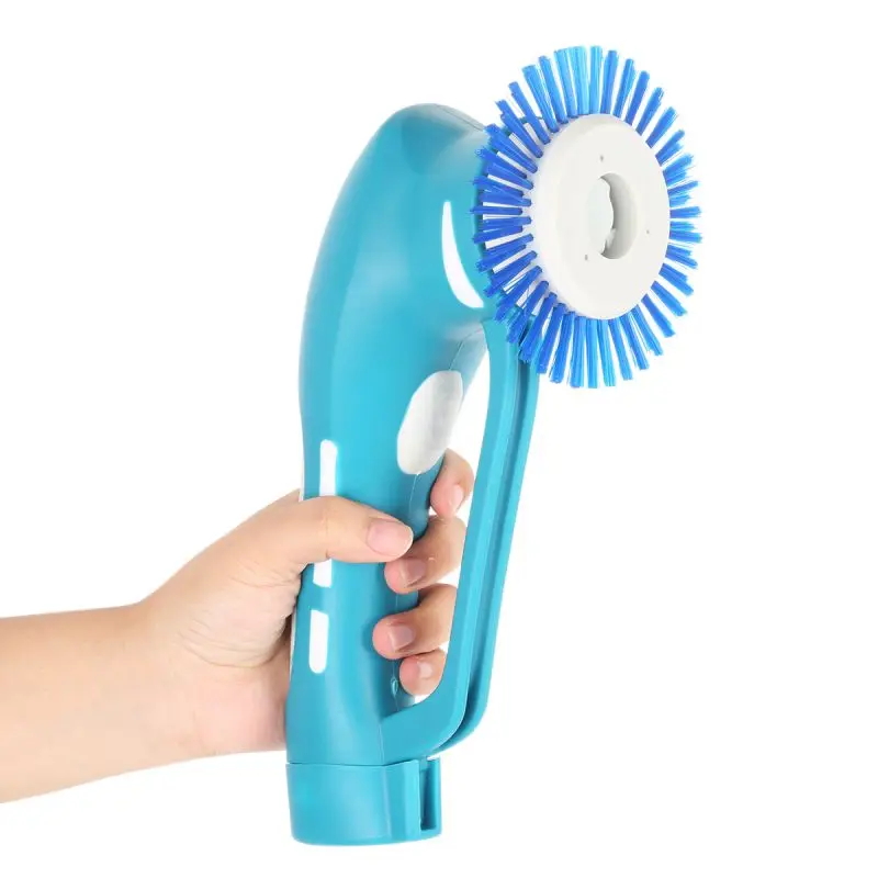 

Automatic Power Spin Scrubber Prettyui Handheld Cleaning Brush Kit with Rechargeable Battery + 7 Detachable Replacement Brushes!