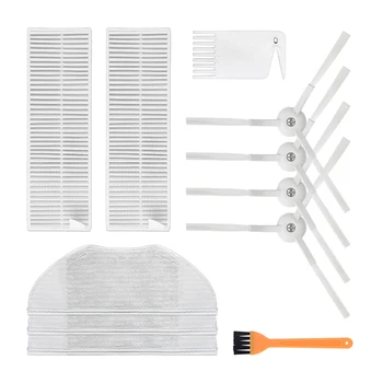 

For Mijia G1 Sweeper Accessories Filters Triangle Brushes Small White Yellow Brushes Mop Vacuum Cleaner Parts Kits