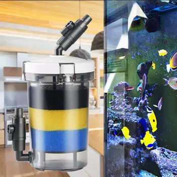 

Aquarium Fish Tank External Filter Canister Outer Filtration System Fish Tank Filter Pump Super Quiet Filter LW-630B