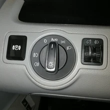 Хромированная фара противотуманная фара переключатель управления Замена для Golf Jetta MK5 MK6 GTI Passat B6 B7 CC Touran Tiguan автомобильный аксессуар