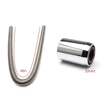 

Auto Parts HT8072-48 48inch Metal Flexible Round Nozzle Water Oil Coolant Pipe Hose Lathe Switch Round Nozzle