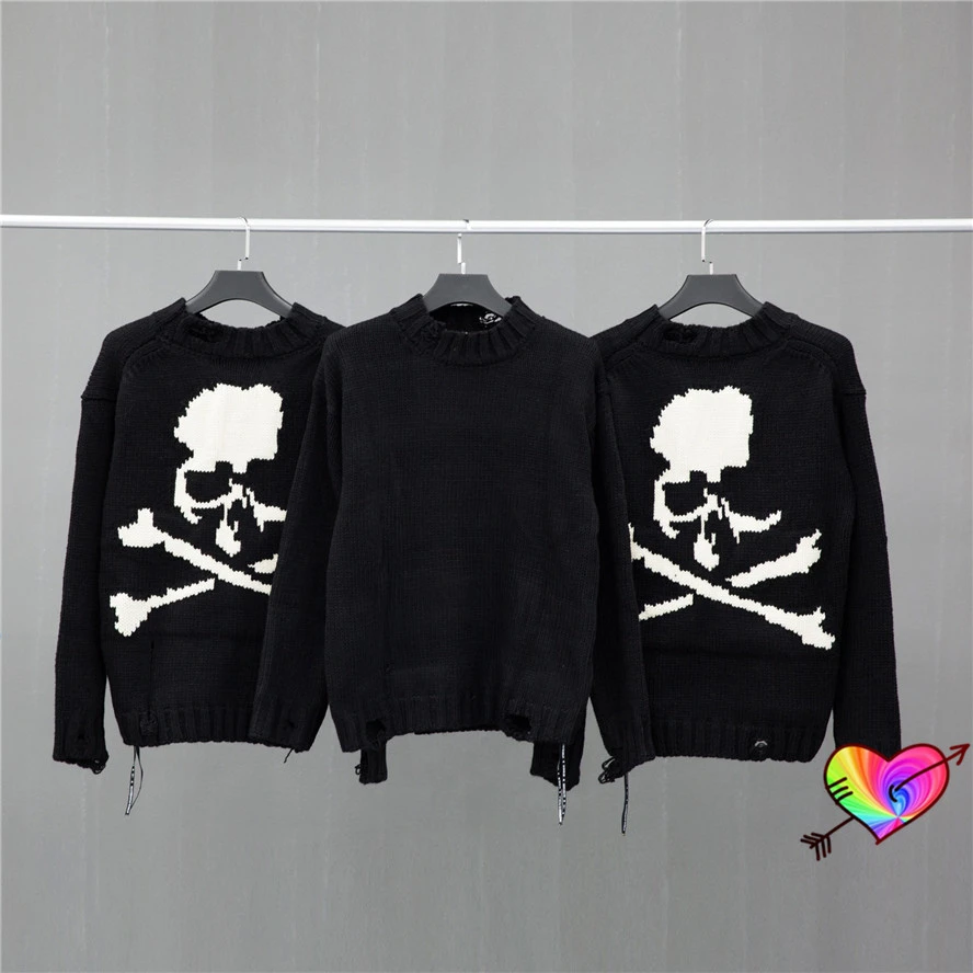 Thick Heavy Mastermind World Sweater Men Women 1:1 High Quality Skull Logo Digital Print Mastermind Japan Pullover MMJ Sweater best sweaters for men