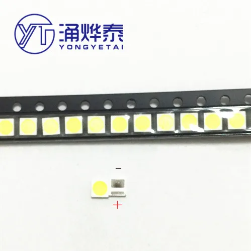 YYT светодиодный 3030 6V холодный белый SMD лампа Bead 1W LCD TV дисплей подсветка | Освещение