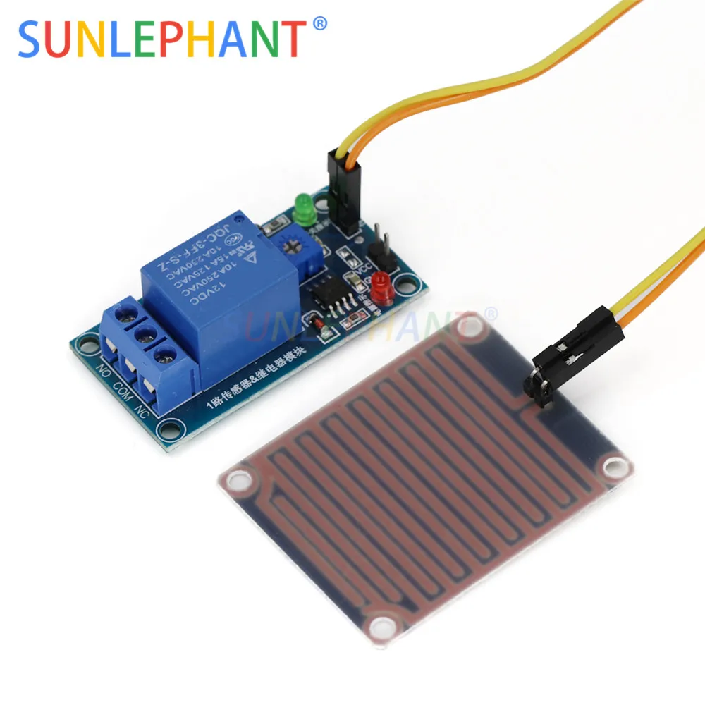 Modulo Controller Gocce Di Pioggia 12V Modulo Relè Sensore Pioggia Per Umidità Fogliare Ard M35 Monitor Meteo