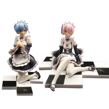 

Anime Re:Life In A Different World From Zero Rem Ram Bunny Girl Ver. PVC Action Figure Collection Model Toys For Christmas Gift