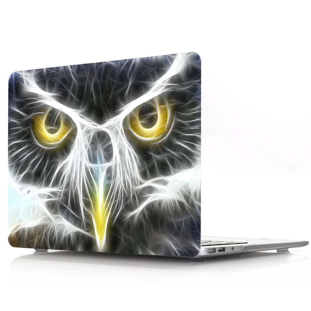 Cartoon Laptop Coque Per Macbook Pro Retina 12 13 15 A1502 A1534 A1398 Custodia Per Laptop Panda Owl Per Mac Book Retina 12 13 15 Cover