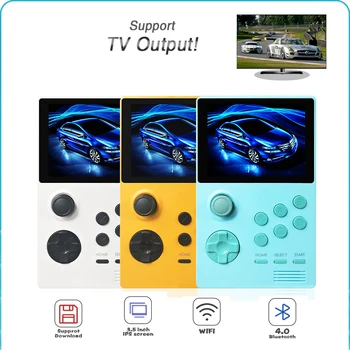 

Handheld Game Console Android 6.0 Retro Video Bluetooth Console for PSP IPS Screen Built-in 3000+ Games 3D Games HD Output