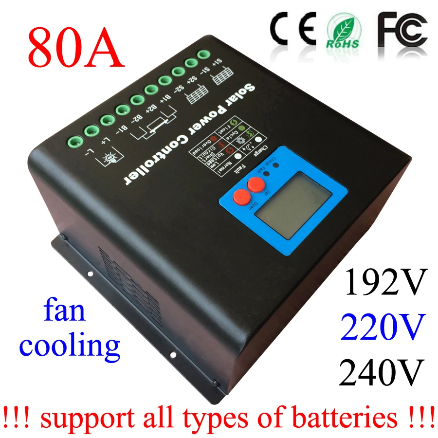 High Voltage 240v 220v 192v 80a Solar Battery Regulator Mppt Solar Charge Controller Used For Pv Solar Panel System Station Battery Operated Soap Dispenser Control Parkingbattery Operated Light Bulb Aliexpress