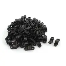 100 шт 2x3,5 мм кабельный зажим шланг трубка застежка для шланга зажим черный