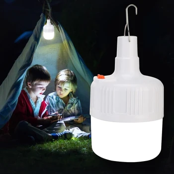 

Multi-function Long Shots Lamp USB Rechargeable LED Camping Tent Light Hunting Outdoor Portable BBQ Hiking Light Bulb