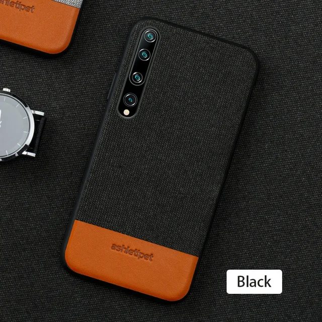 Fabric Man business Magnetic case For POCO X3 Pro coque For xiaomi mi 10 pro 10Ultra 9SE 9 T cover For Redmi note 9s 9 pro 8 7 black