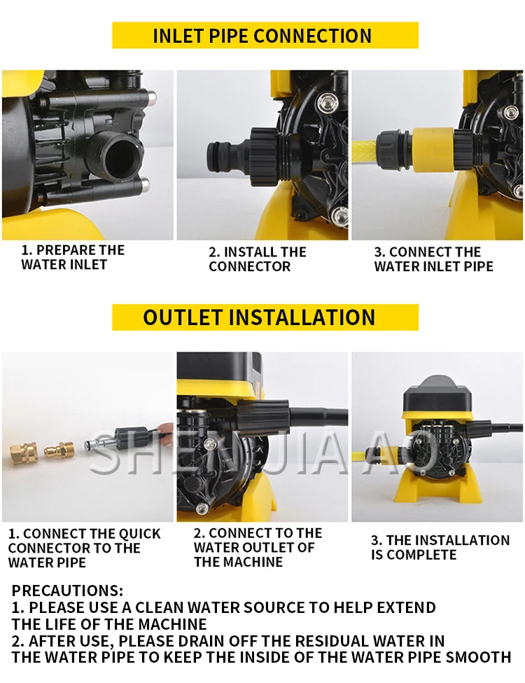 MGN-X1 Home Car Wash Machine Portable Car Wash Artifact 220V High-pressure Autom