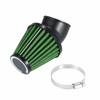 

Universal Air Filter Motorcycle Green Adjustable 45 degree 42mm Washable