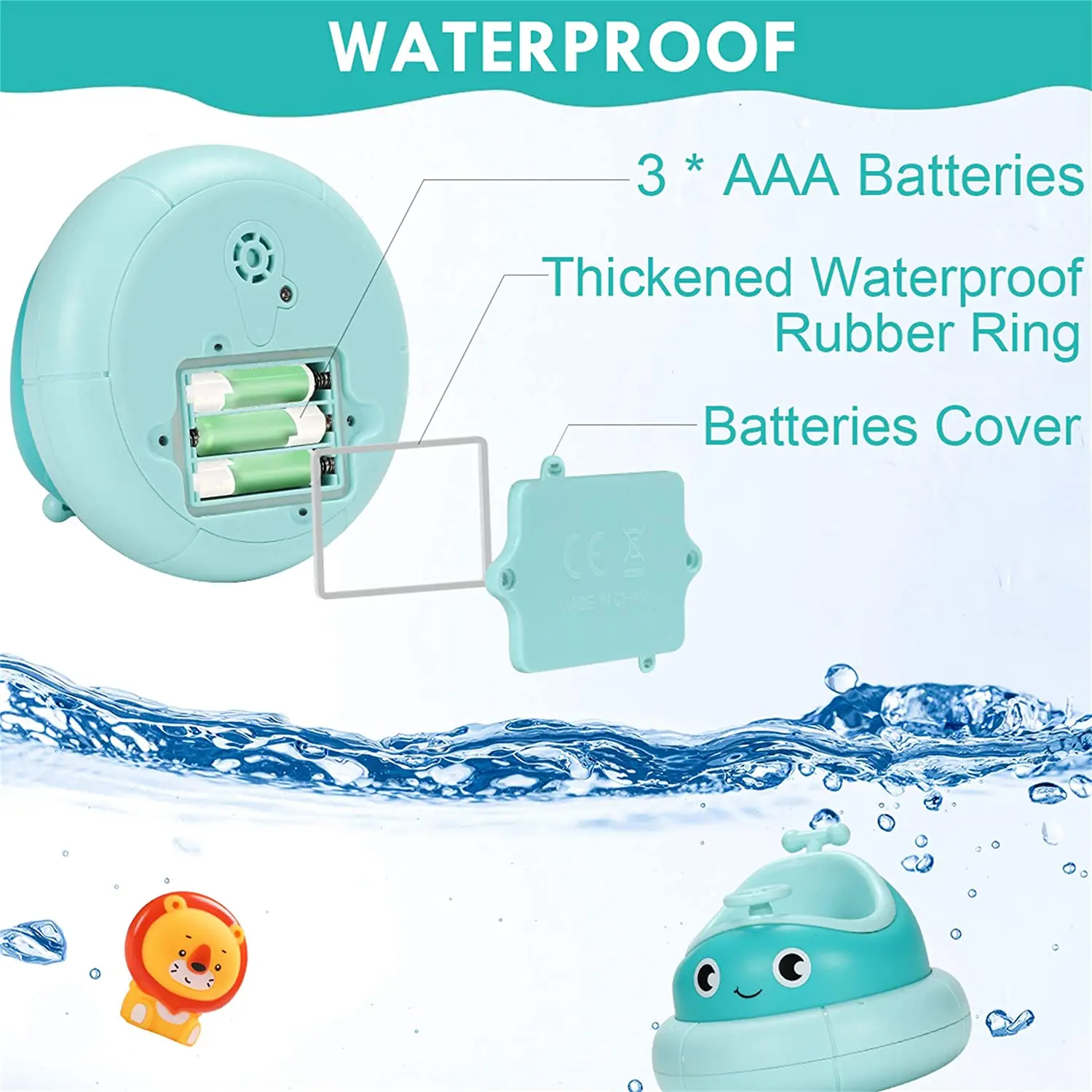 Детские Игрушки для ванны плавающий бассейн с распылителем воды игрушки купания