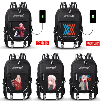 

Student Schoolbag Japanese Anime Printed Backpack Campus Backpack Computer Bag External Charging