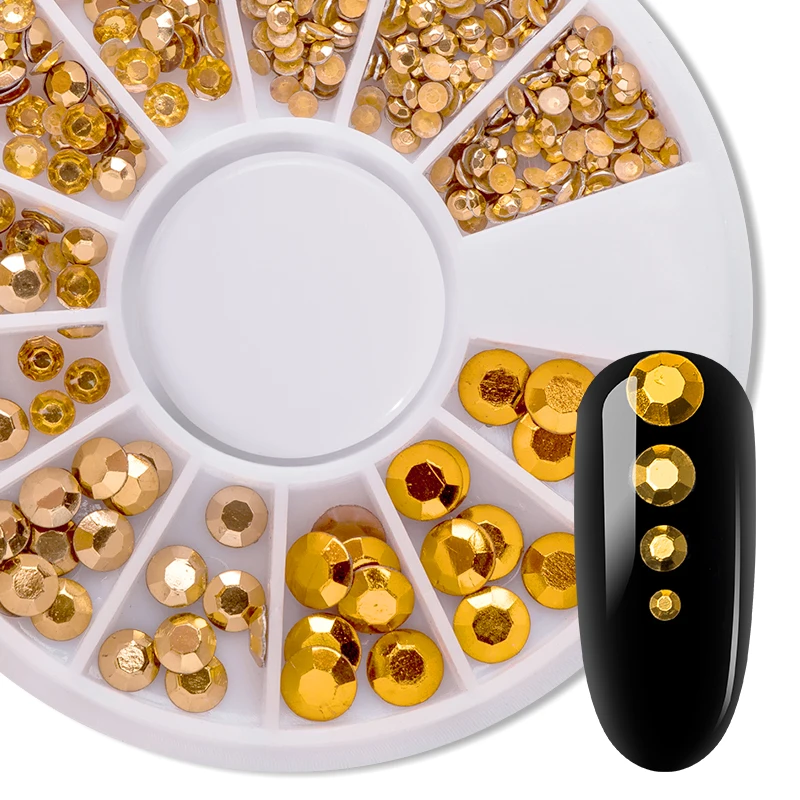 RBAN NAIL 3D Nail Decoration In Wheel Different Size /shape Various Beads Nail Decoration Pearl Diy Nail Art Manicure Decoration - Цвет: Q02159
