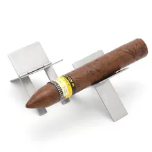 Металлическая Пепельница держатель для сигары из нержавеющей стали аксессуары для сигар портативная складываемая сигара подставка