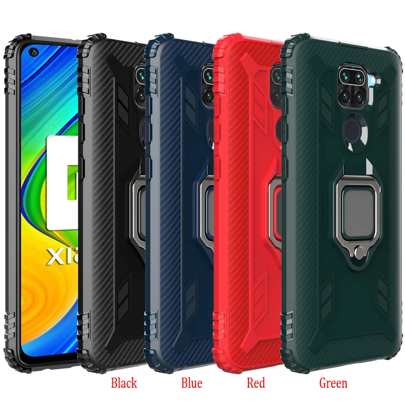 100pcs/lot For Redmi Note 9 Pro Max Anti Slip Ring Stand Shockproof Magnetic Car Holder TPU Case For Xiaomi Redmi Note 8T 100pcs/lot For Redmi Note 9 Pro Max Anti Slip Ring Stand Shockproof Magnetic Car Holder TPU Case For Xiaomi Redmi Note 8T