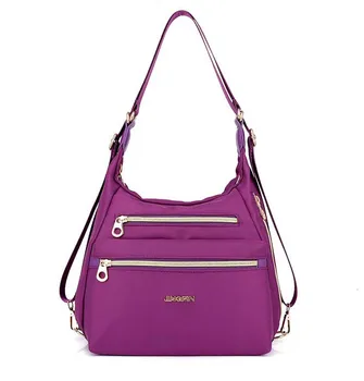 

4PCS / LOT Multi-function female bag nylon cloth multi-layer waterproof single shoulder bag Messenger bag drop shipping