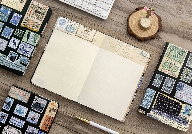Винтажный блокнот Ретро Bullet Journal Illustration крафт-бумага Diy штампы для скрапбукинга канцелярские принадлежности для школы и офиса