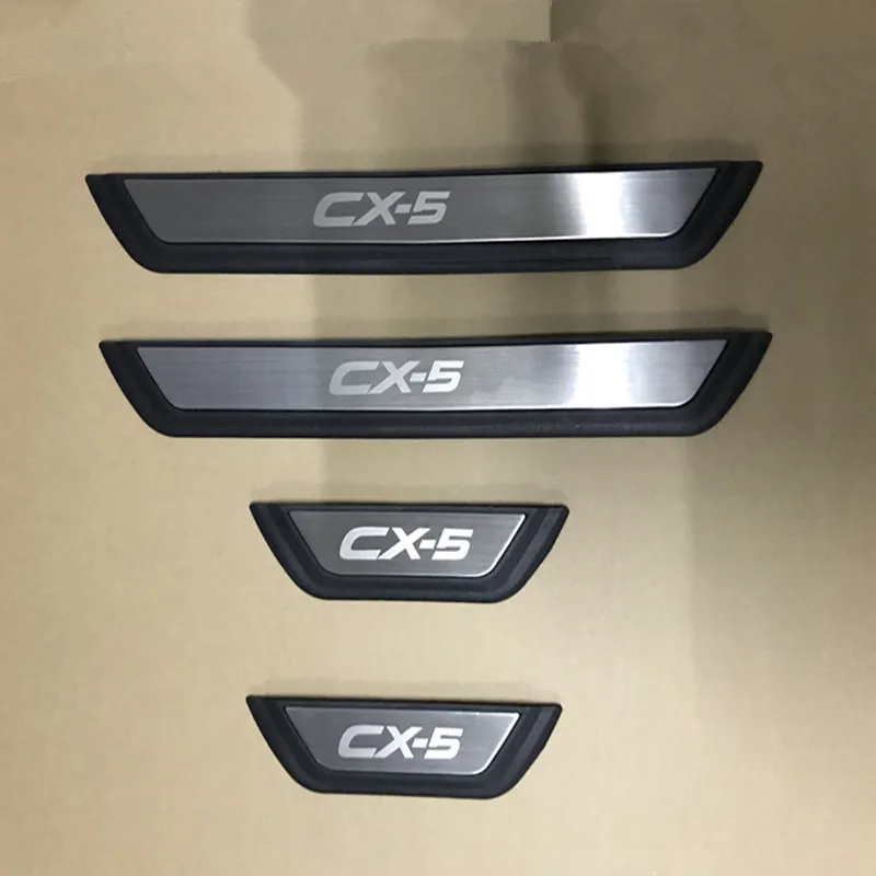 Защитная Наклейка на порог двери для Mazda CX-5 CX 5 CX5 KF 2017 2018 2019 2020 | Автомобили и