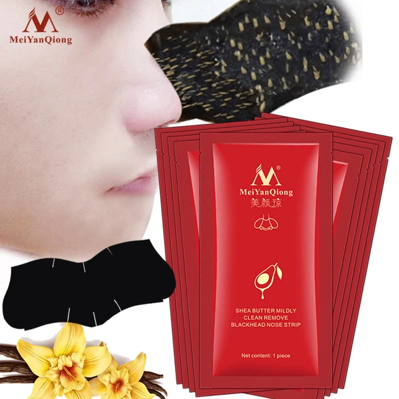 

Blackhead Remover Nose Mask Pore Strip Black Mask Peeling Acne Treatment Black Deep Cleansing Skin Care Nose Strips Mask