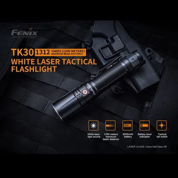 

Fenix TK30 Latest 1200 Meters Maximum Beam Distance High-performance Tactical White Laser Flashlight with 5000mAh Battery