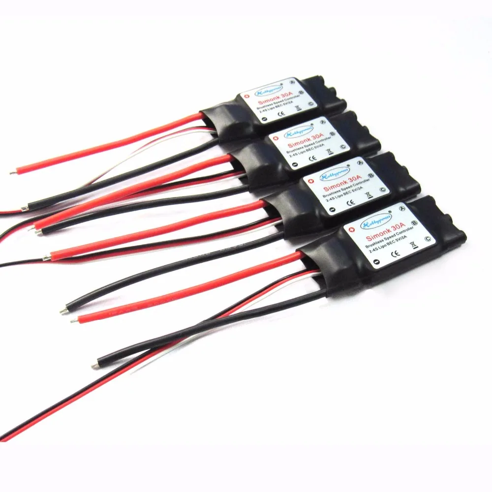 Бесщеточный Регулятор Скорости HP SimonK 30A ESC BEC 2A для мультикоптера квадрокоптера |
