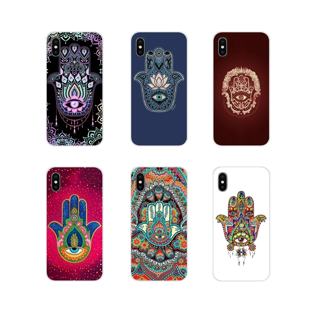 Аксессуары чехлы для телефонов Xiaomi Redmi Note 3 4 5 6 7 8 Pro Mi Max Mix 2 2S Pocophone F1 Hamsa Hand Of Fatima Art |