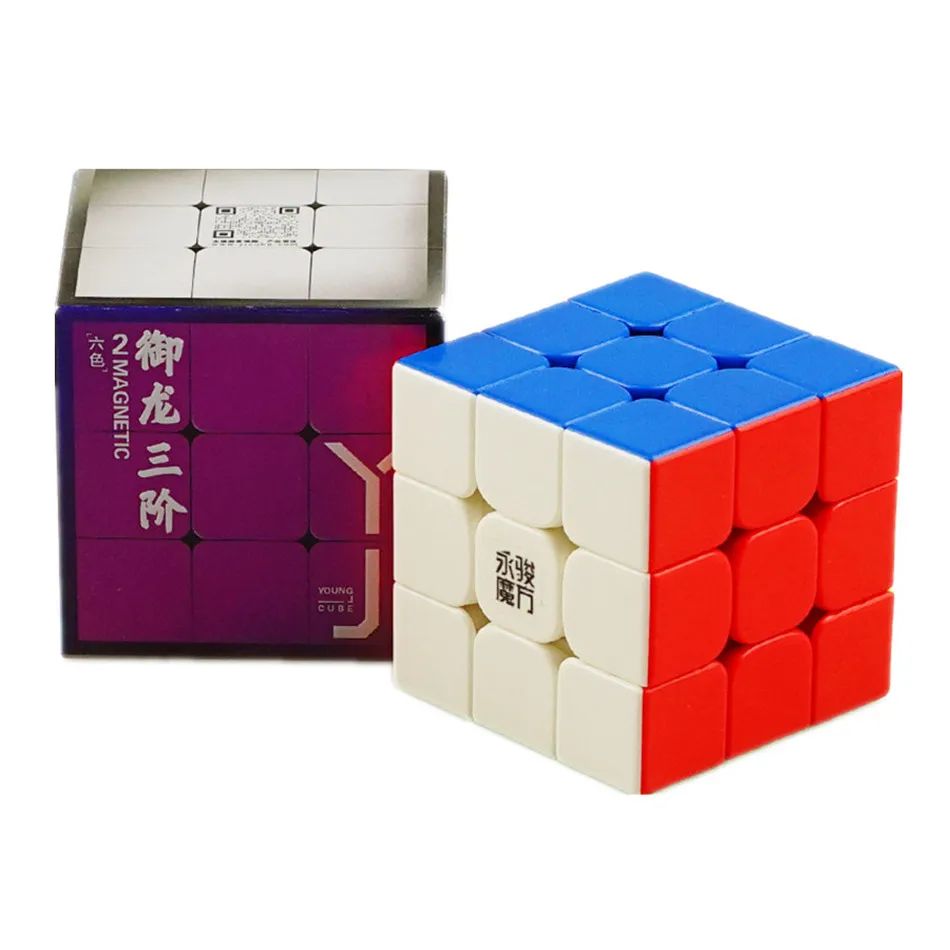 Yongjun Yulong V2 M 3x3x3 Магнитный скоростной куб 3x3 2 м магический пазл профессиональные