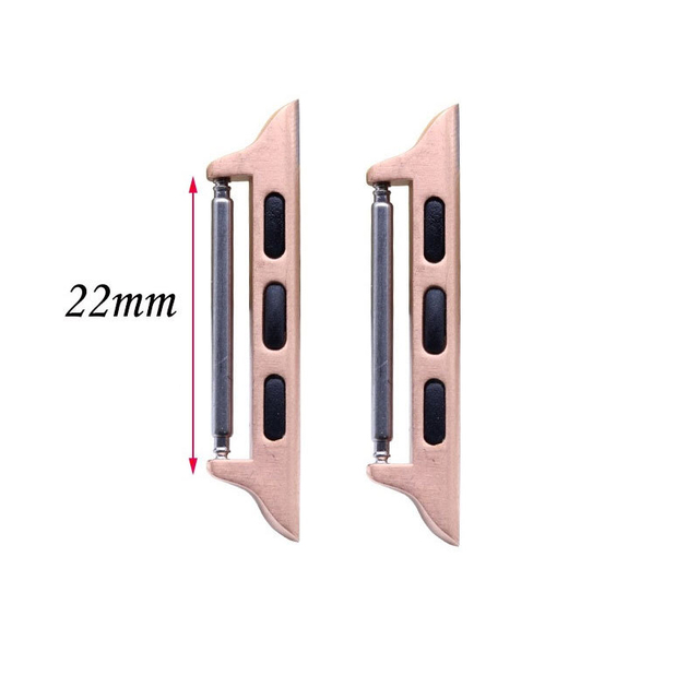 Connector For Apple Watch band series 6 SE 5 4 3 2 band 44mm 40mm For iwatch band 42mm 38mm accessories Tool Wholesale