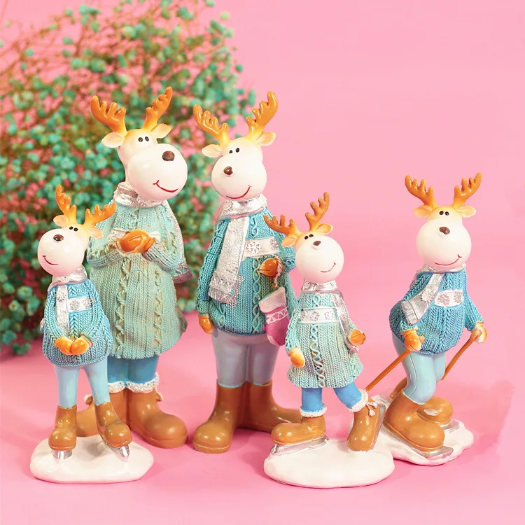 

Creative Home Put Key of Entrance Storage Decoration Doorway Shoe Cabinet Desktop Storage Box Decorations Cute Deer