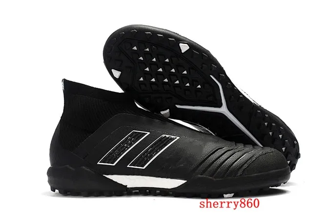 Мужские кожаные футбольные бутсы Predator Tango accelerator 18 в TF turf футбольные бутсы для помещений футбольные бутсы chuteiras Pogba