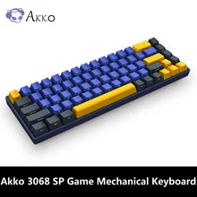 Оригинальная Механическая игровая клавиатура Akko 3068 SP Horizon Skyline, вишневый переключатель 85% PBT, 68 клавиш, TYPE-C, USB, проводная, программируемая