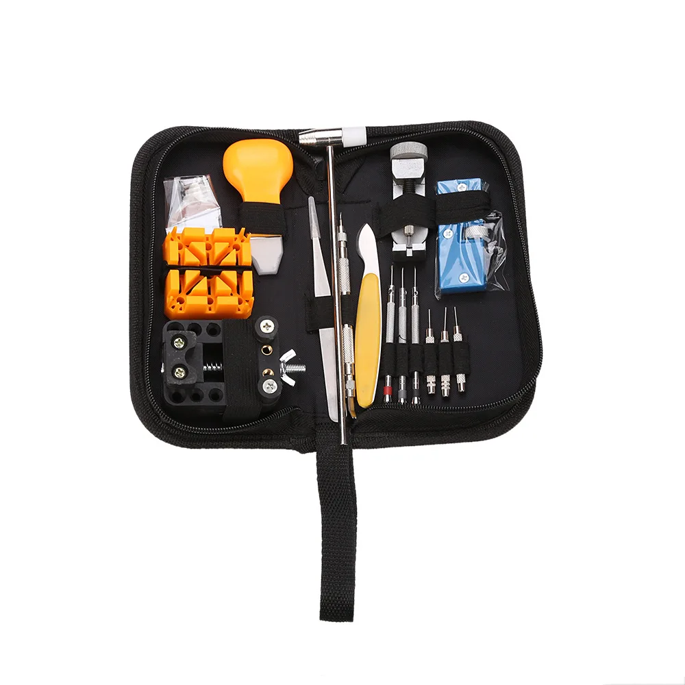 

Clock Tool 18 Pieces Watch Tool Top Grade Maintenance Watch Set Watch Repair Tool Watch Strap Removing Tool