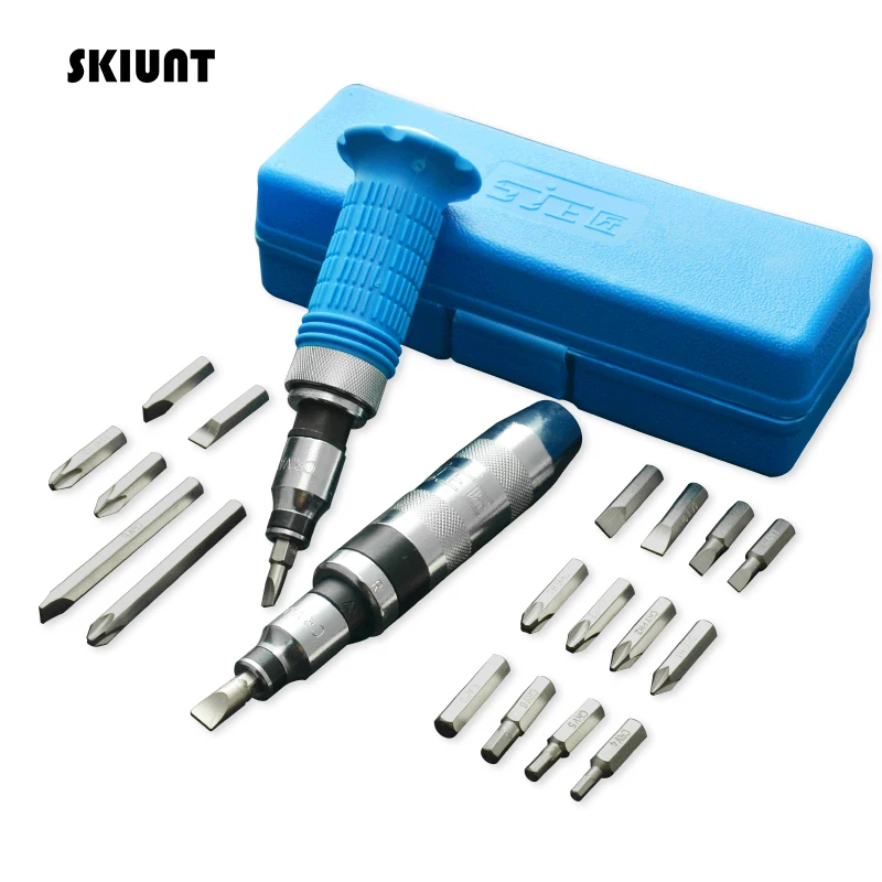 Skiunt Heavy Duty Impact Screwdriver Set Industrial Grade 15pcs Impact