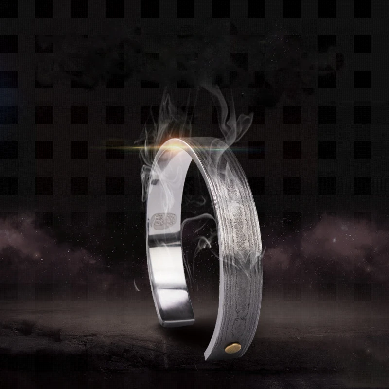 

Damascus Steel Bracelet Personality Simple Fashion Bracelet Business Wild Hipster Customization Bracelet