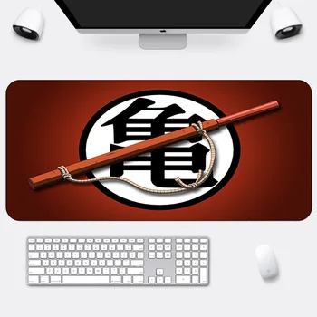 

90X30cm anime cartoon mouse pad Anti-slip Big Desk Cushion mousepad gaming gamer mouse Keyboard desk mats fos Dragon Ball