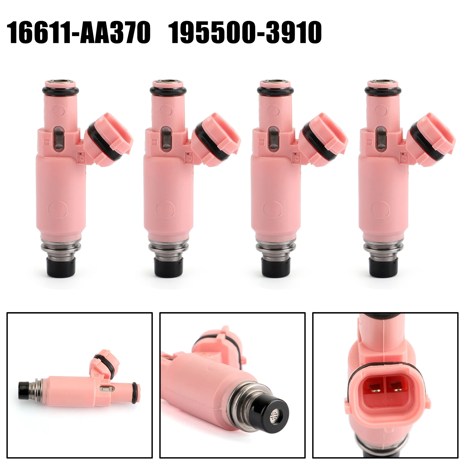 Areyourshop 1955003910 новые розовые Топливные форсунки 565cc для Subaru STI WRX Forester 16611-AA370 195500-3910