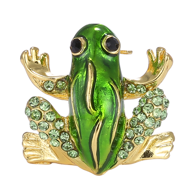 Trendy Animal Big Rooster Brooch for Women Frog Tortoise Snails Rhinestone Brooch Jewelry Coat Accessories Hot Sale Gift